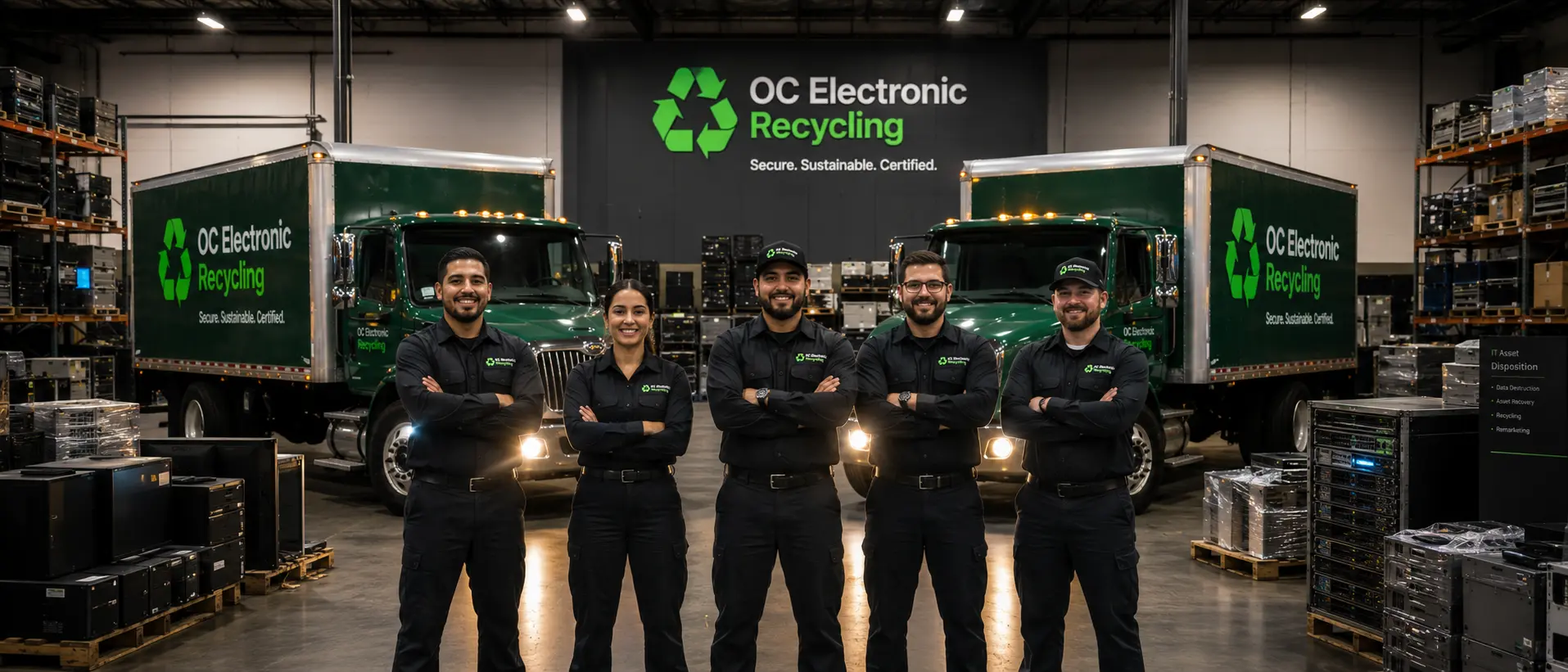 OC Electronic Recycling team